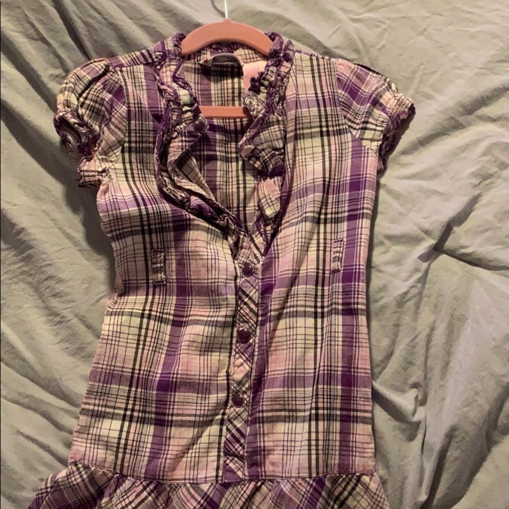 Purple kids dress